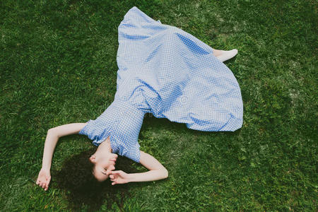 女人的草绿色图片