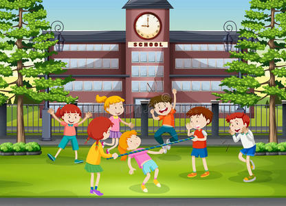 学生学习场景图片