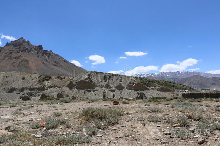 假日 旅行 克什米尔 下坡 喜马拉雅山脉 草地 拉达克 沙漠