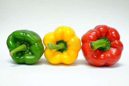 红黄绿椒照片