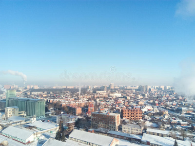 下雪 冰冷的 冷冰冰的 暴风雪 城市 一月 自然 重的 天空