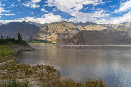 吉尔吉特 阴影 日光 喀喇昆仑 池塘 风景 旅游 自然 纹理