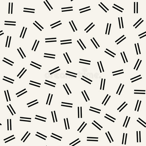 抽象几何黑白孟菲斯风格时尚图案