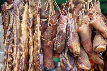 熏的猪肉火腿图片