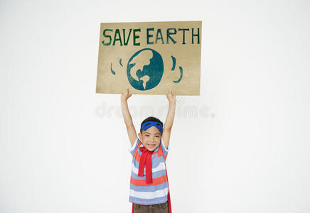 孩子们 女孩 乐趣 照顾 自然 行星 环境 英雄 地球 小孩