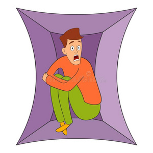 幽闭恐惧症图片-幽闭恐惧症素材-幽闭恐惧症插画-摄图新视界