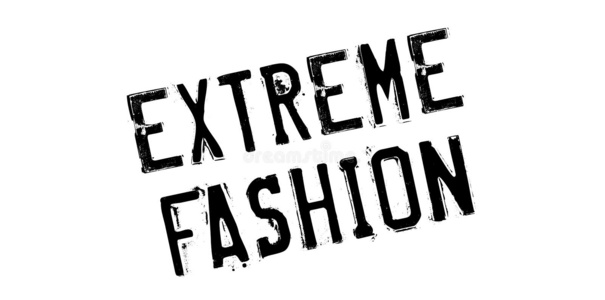 完全正确极端时尚橡胶邮票照片