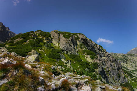 树线以上的美丽山景