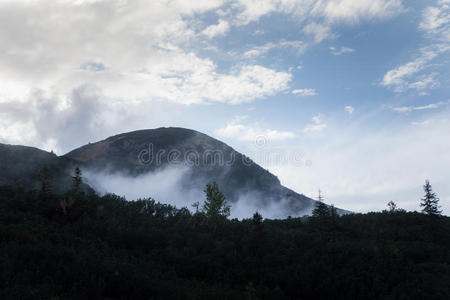 树线以上的美丽山景