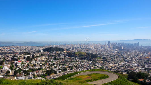 市中心 旅行 全景 美国 天线 旅游业 全景图 城市景观