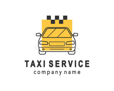 商业 品牌 身份 出租车 轮廓 卡片 司机 艺术 应用程序