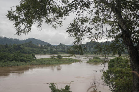 自然 老挝 东南亚 可汗 风景 湄公河 泰国 东北 边境