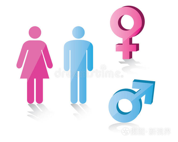 性别男性和女性