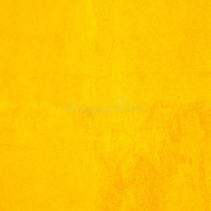 混凝土墙黄色纹理背景