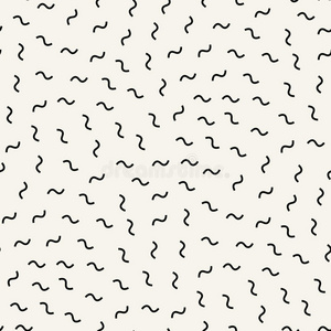 抽象几何黑白孟菲斯时尚设计编织图案