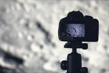 特写镜头 卢娜 预览 行星 月光 陨石 模糊 天文学 摄影