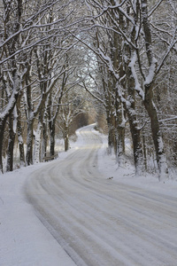 积雪路面