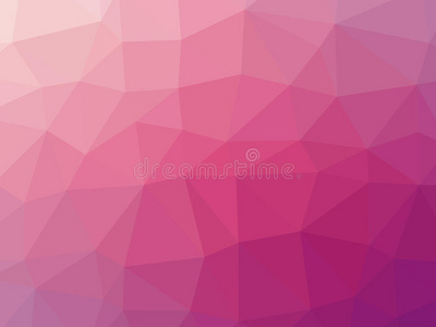 抽象粉红色梯度低多边形背景