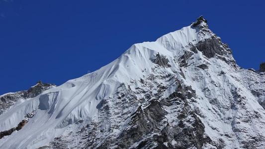 自然 国家的 罗布切 基础 徒步旅行 全景图 珠穆朗玛峰