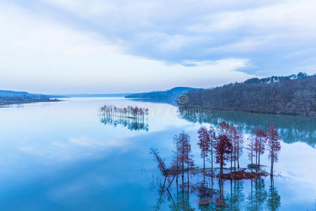 环境 公司 反射 场景 红木 假日 自然 地平线 镜子 全景图