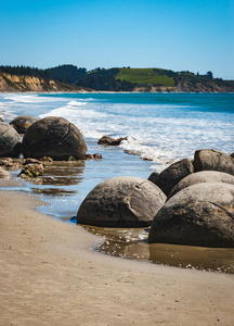新西兰moeraki boulders