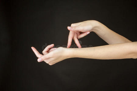 身体上的接触图片