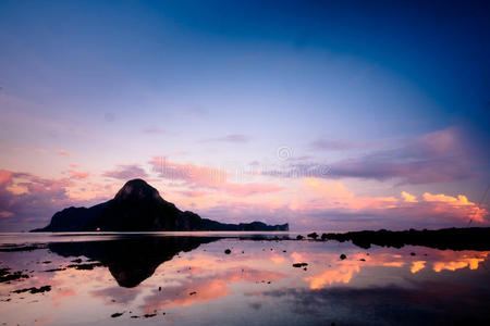 海景 黄昏 菲律宾 暴露 探索 风景 自然 长的 埃尔 美女