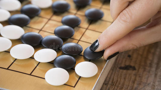 黑白围棋唯美图片图片