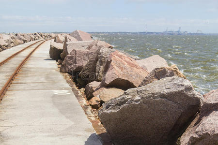 苏尔 防波堤 南方 高乔 里约 海洋 卡西诺 追踪 夏天