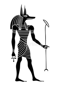 死亡之神阿努比斯-古埃及之神照片