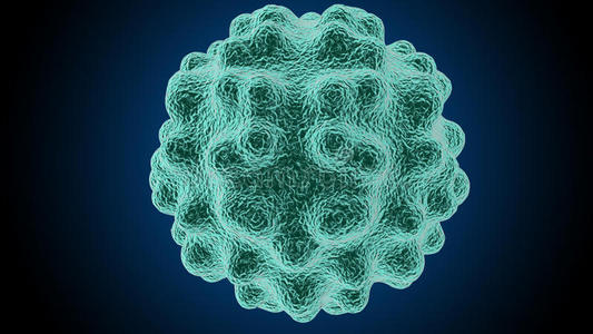 细菌病毒3D渲染