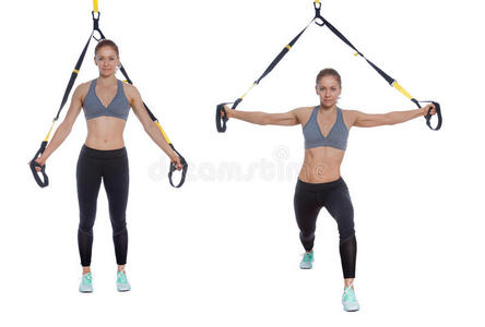 运动 交叉配合 肌肉 电缆 胸部 女人 训练 防抱死制动系统
