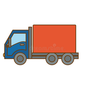 货物或送货卡车图标图像