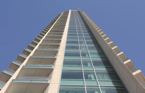 市中心 边境 外部 公司 公寓 建设 高层建筑 银行 外观