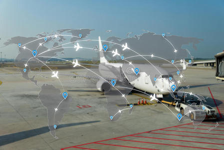 目的地 机场 公司 合作伙伴 管理 物流 集线器 网络 出口