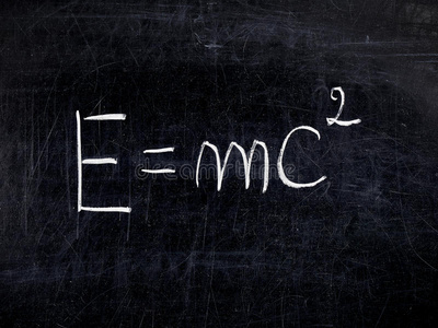 公式eMC2理论相对论黑板