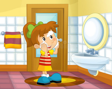 厕所卡通图片-厕所卡通素材-厕所卡通插画-摄图新视界