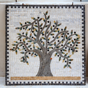颜色 博物馆 马赛克 清真寺 工艺 花的 地板 古董 艺术品