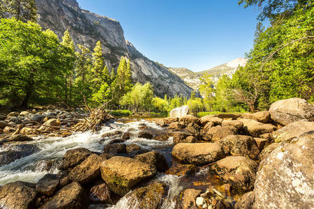 岩石 美国 夏天 落下 花岗岩 加利福尼亚 天空 颜色 公园