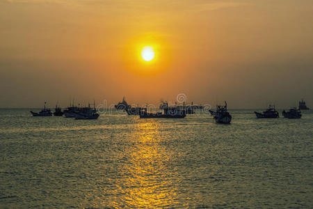 海湾 海滩 海洋 放松 锚定 古老的 目的地 自然 海景