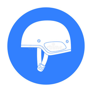 军队头盔图标黑色风格隔离在白色背景上.