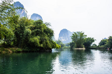 旅行 吸引力 美女 竹子 亚洲 美丽的 自然 广西 目的地