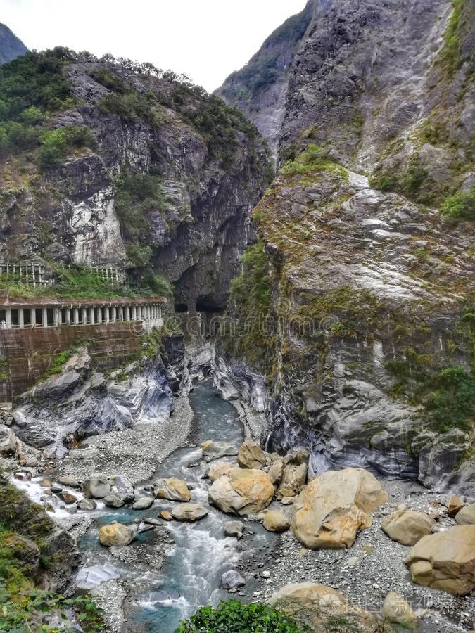 大理石 峡谷 台湾 太鲁阁 岩石 花莲 流动的 李武