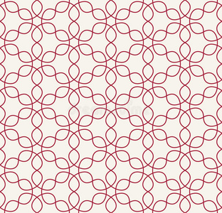 抽象的几何红色嬉皮士装饰艺术图案