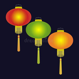 中国传统纸灯笼
