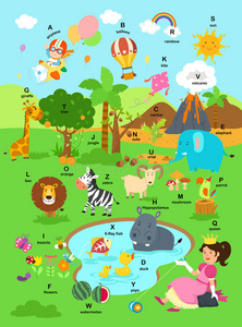 学生 插图 女王 特克斯 狮子 阅读 大象 动物 婴儿室