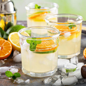 酒精 柠檬水 玻璃 饮料 聚会 朗姆酒 柑橘 莫吉托 莫希托