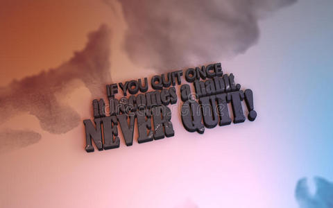 素材总是失败三维激励海报照片