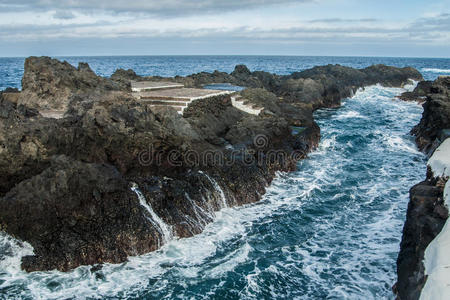 风景 美女 海岸 夏天 海岸线 特内里费 假日 游泳 旅行