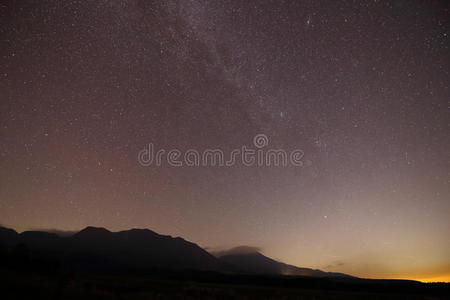 风景 发光 午夜 黎明 地平线 秋雨 明星 繁星 奥塔 极光